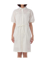 リボンベルト付きシャツワンピース/ホワイト(002)