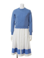 [FURFUR]布帛コンビプルオーバー/PNK