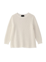 [L]ペーパーレーヨンコットンニット/ホワイト(003)