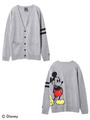 【Disney Collection】MICKEYKNIT CARDIGAN/BLACK