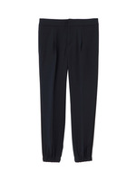 サイド切り替えテーパードパンツ/ネイビー系(593)