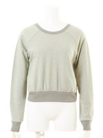 背中開き裏毛プルオーバー/MNT