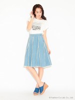 City ロールアップT/WHITE