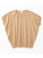 WBG コットンドルマンスリーブニット ウィメンズ/カーキ系(027)