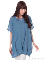 インナーセットビジューチュニック/Light Blue