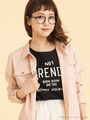 オフショル風Tシャツ/オフ