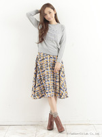 ジオメトリックSK/BLUE