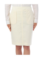 ストレッチコーデュロイタイトスカート/ブルー系(092)