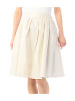 タイプライターミディー丈スカート/ライトベージュ(051)