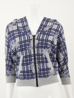 トロピカルチェック  ドルマンパーカー/PK