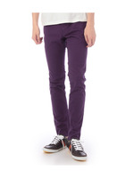 起毛タッチストレートパンツ/パープル系(081)