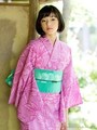 京都きもの町オリジナル浴衣「大人レディ」No.6赤紫 牡丹/赤紫