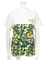 フラワー カモ Tシャツ/柄KHA