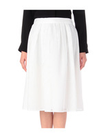 メッシュレースギャザースカート/アイボリー(004)