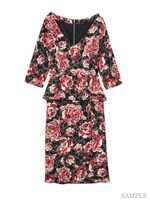 オリジナルフラワージャガードOP/BK