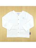 ガールズ天竺カーディガン/オフホワイト