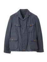 フォギーダイリネンホップサックブルゾン/ブルー系(094)