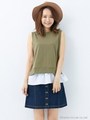 【11/26 ヒルナンデスご紹介商品】前ボタン台形/SK/メイサイ