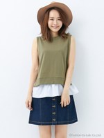 【11/26 ヒルナンデスご紹介商品】前ボタン台形/SK/メイサイ