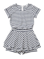 STRIPED PEPLUM ROMPERS/LT.PURPLE