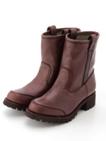 レザーペコスブーツ/DARK BROWN