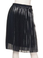 箔ストライプスカート/NVY