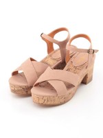 Fスムースクロスサンダル　3/ベージュ