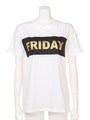 【ANAP】BOX箔ロゴTEE/BK