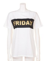 【ANAP】BOX箔ロゴTEE/BK