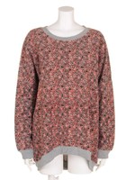 【EVIL TWIN】 SOUTHLAND REVERSE PRINT SWEAT/RED