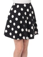ドットスカート/ホワイト
