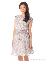 ボタニカルフラワーギャザーＯＰ/ホワイト