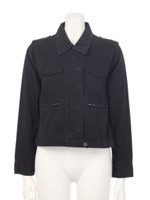 ミリタリーショートブルゾン/ネイビー