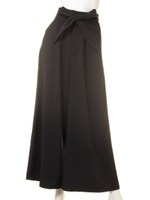 リボンワイドパンツ/オフホワイト