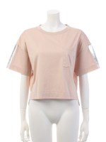 箔プリントTシャツ/PNK
