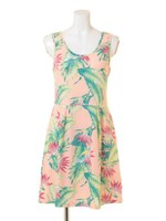 【ANAP】リゾート柄ワンピース/B.PK