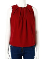 タックトップス/ボルドー