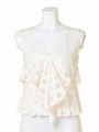 フロントリボンレースTOP/BLK