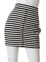 柄タイトミニスカート/BORDER