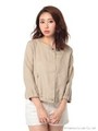 麻レーヨンジップBZ　2/キナリ