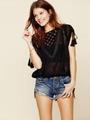 New Romantics Top/ブラック(019)