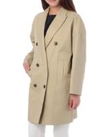 SRIC ダブルボタンコート/ライトベージュ(051)