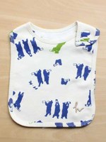 【COTTON CANDY】シリーズ 30フライスベアプリントスタイ/生成