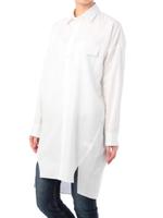 コットンシャツワンピース/ホワイト(001)