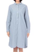 シャツワンピース/ブルー系(092)