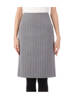 ストライプひざ丈タイトスカート/ホワイト(302)