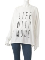 タイトロゴ　ロンＴ/グレー