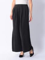 ピーチスキン風ワイドパンツ/ダークグリーン(023)