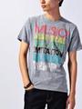 リサイクルコットンカラーロゴトTシャツ/ネイビー(093)