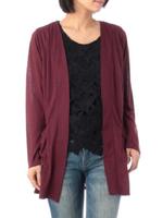 レースインナー&カーディガンセット/ワインレッド(067)